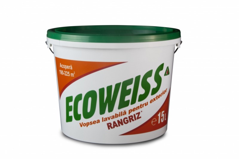 Vopsea lavabila pentru exterior Ecoweiss. Poza 1031